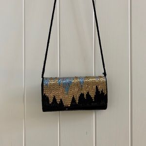 DLS International Sequined Evening Bag